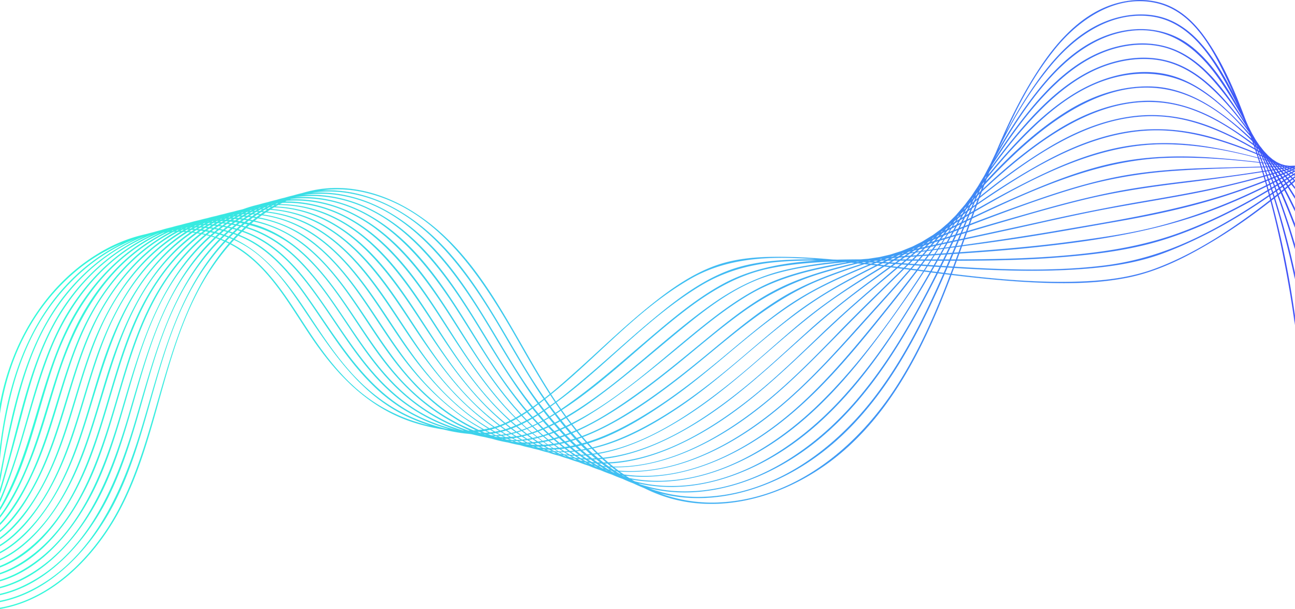 Wavy Technological Gradient Line